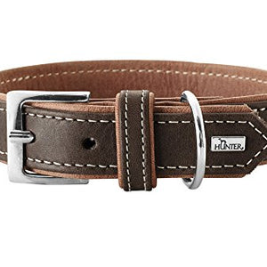 Collar Porto, 40 D-Brown/Cognac, Leather | Hunter