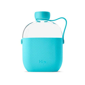 Hip Water Bottle I Leak Proof, Reusable and Durable Travel Flask, 22oz/650ml, Ocean