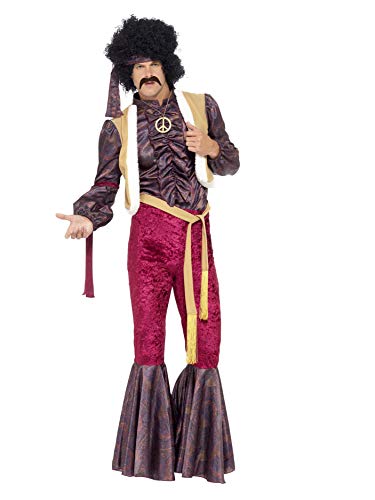 Smiffys 70s Psychedelic Rocker Costume,XL