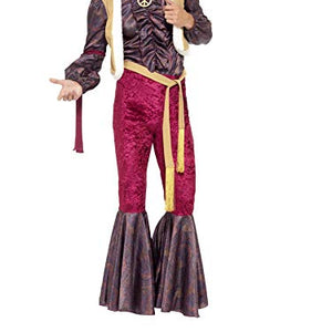 Smiffys 70s Psychedelic Rocker Costume,XL