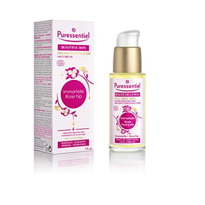 Puressentiel Beautiful Skin Organic Essential Elixir Face Care Oil 30 ml - 100% Organic - pure oils - Nourishing, firming, smoothing - Proven results - Radiance, hydration - For sensitive skin