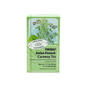 Floradix Anise Fennel and Caraway Organ 15 Bag (Pack of 2)