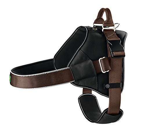 Harness Neopren Expert M 62-88 Cm, 25 Mm Nylon Brown/ Black/ Black | Hunter