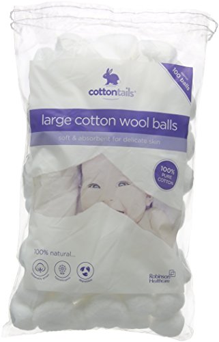 Cottontails Large Cotton Wool Balls - Pack of 100