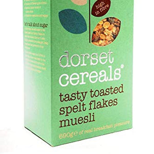 Dorset Cereals Range (Tasty Toasted Spelt Flakes Muesli 2 x 690g)