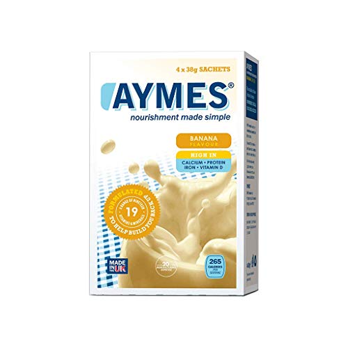 Aymes Powdered Shake Banana Flavour 4 x 38g Sachets