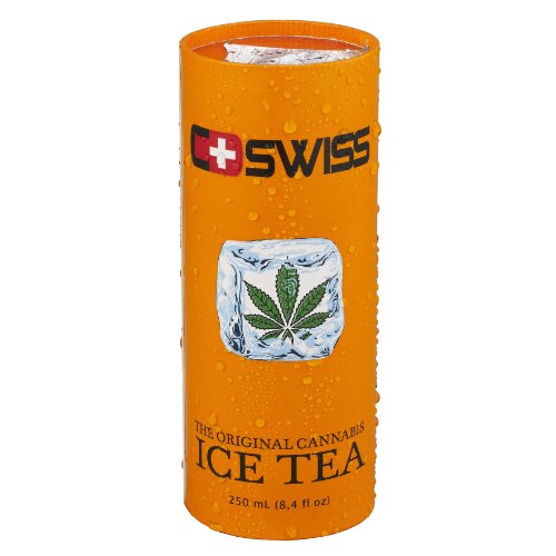 CSWISS Canabis Ice Tea, can, 250 ml