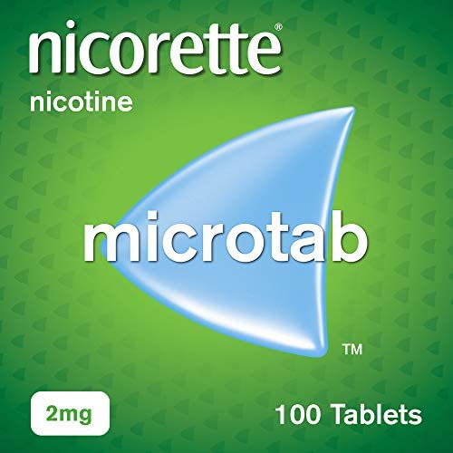 Nicorette Microtab, 2 mg, 100 Tablets (Stop Smoking Aid)