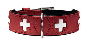 Collar Swiss 50 Organic Leather Red/Nappa Black, 35-43 | Hunter