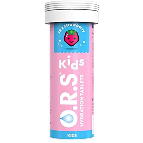 O.R.S Kids Hydration Electrolyte Tablets Strawberry Tube of 12