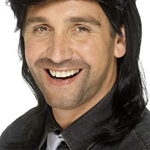 Smiffys Mullet Wig - Black