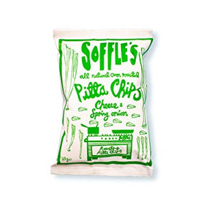 Soffles Cheese & Spring Onion Pitta Chips Share Bag, 165 g