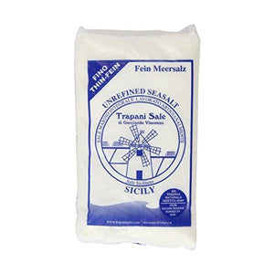 Rice & Rice Fine Salt from Trapani's WWF Natural Park x 4 (Pack of 4)