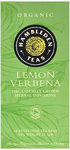 Hambleden Teas Organic Lemon Verbena 20 Teabags (Pack of 4)
