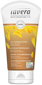 lavera Self-Tanning Lotion Ideal for the body Natural, even tan Sunflower oil and Macadamia nut oil Vegan Natural skin care 150 ml