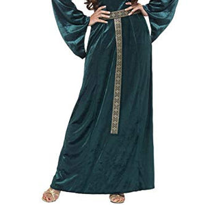 Smiffys Medieval Maid Costume, Dress and Headband,  Tales of Old England,  Serious Fun,  Green,  S