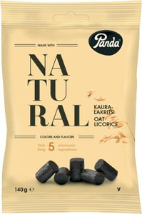 Panda Natural Oat Liquorice 140g