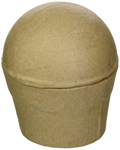 Paper Mache Cupcake Box-3"X3.5"