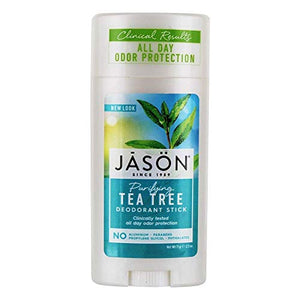 Jason Body Care: Deodorant Stick, Tea Tree Oil 2.5 oz (5 pack)