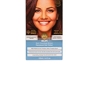 Tints of Nature Organic 4CH Rich Chocolate Brown Permanent Hair Colour 130ml