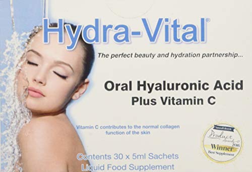 Hydra-Vital Oral Hyaluronic Acid Plus Vitamin C Sachets, 150 ml