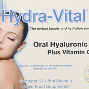 Hydra-Vital Oral Hyaluronic Acid Plus Vitamin C Sachets, 150 ml