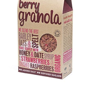 Rude Health Organic Strawberry & Raspberry Granola 450g (Case of 5)