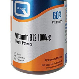 Quest Vitamin B12 1000ug 60 Tablets