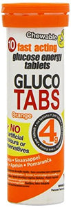 Glucotabs Tangy Orange - Fast Acting Glucose- 10 Tabs (Pack of 6)