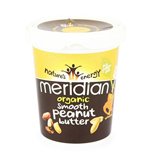 MERIDIAN FOODS - No GM Soya Organic Peanut Butter Smooth 454g (PACK OF 1)