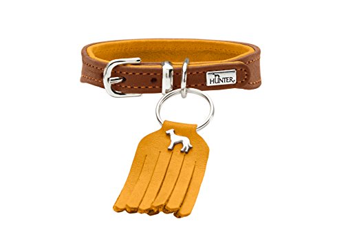 Collar Lucca Petit, 27 Cow Nappa Leather, Brown/Mustard | Hunter