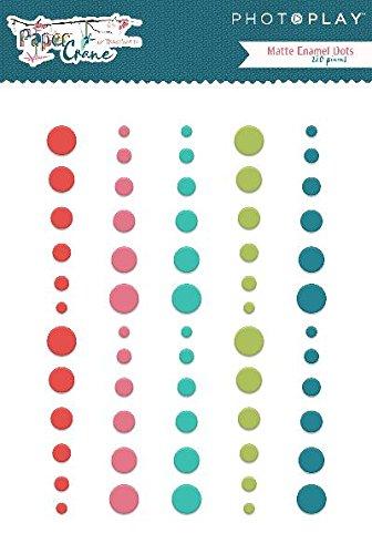 Photoplay Paper Paper Crane Enamel Dots Embellishments