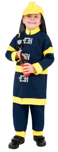 Fireman Boy Top, Trousers and Hat - Mediu