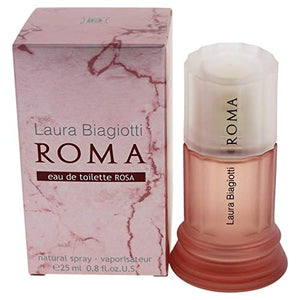 Laura Biagiotti Roma Rosa Eau de Toilette Spray For Her, 25 ml