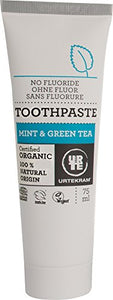 Urtekram Organic Mint & Green Tea Toothpaste 75ml