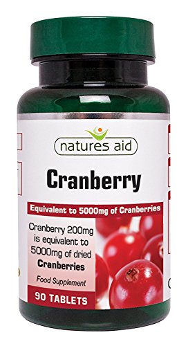 Natures Aid Cranberry 200mg (5000mg equiv) 90 Tabs