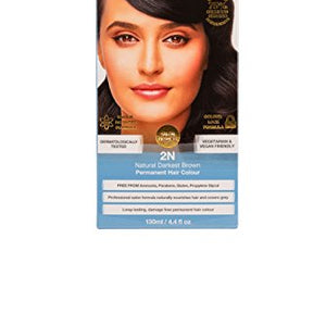 Tints of Nature Organic 2N Natural Darkest Brown Permanent Hair Colour 130ml