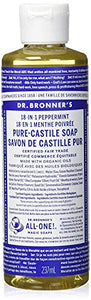 Dr. Bronner's Organic Peppermint Pure-Castile Liquid Soap, 237 ml