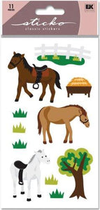 Sticko Classic Stickers, Horse Glitter