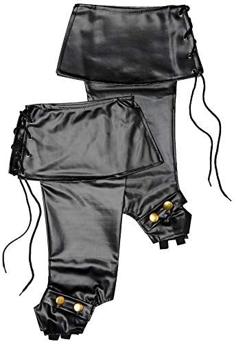 Smiffy's Deluxe Pirate Bootcovers - Black