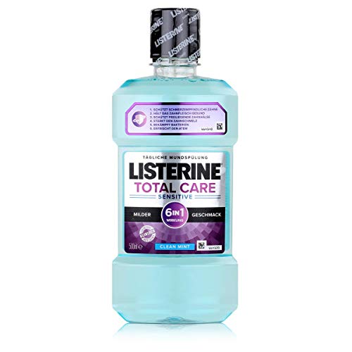 Listerine® Total Care Clean Mint Mouthwash, 500ml