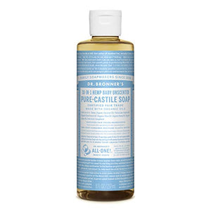 Dr. Bronner's Aloe Baby Castile Soap Made with Organic Ingredients 237 ml