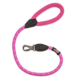 Long Paws Comfort Collection Rope Lead 75Cm / 30In Pink