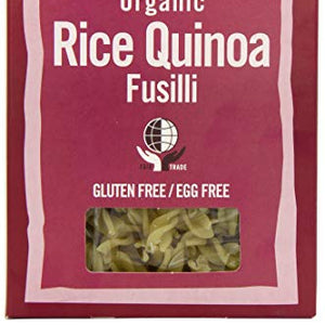 NIL Biofair Organic Fair Trade Rice Quinoa Fusilli, 250g