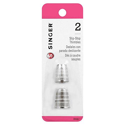 Singer Slip Stop Thimbles, 2 Sizes, Small and Medium