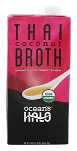 Ocean's Halo Organic Thai Coconut Broth 946ml (Pack of 6)