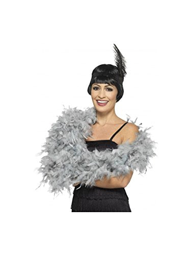Hen Party Superstore Silver Deluxe Feather Boa