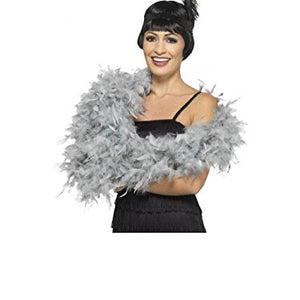 Hen Party Superstore Silver Deluxe Feather Boa