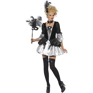 Fever Adult Women's Baroque Fantasy Costume, Dress with Peplums, Halloween, Size M, 33794