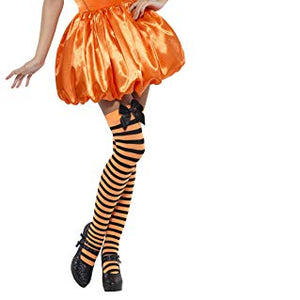 Smiffys Women's Pumpkin Costume, Dress and Headpiece, Size: S, Color: Orange, 30890